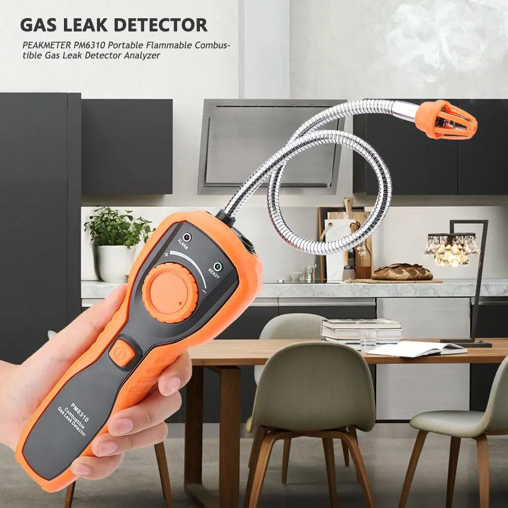 PEAKMETER портативный анализатор легковоспламеняющихся газов PM6310 детектор утечки