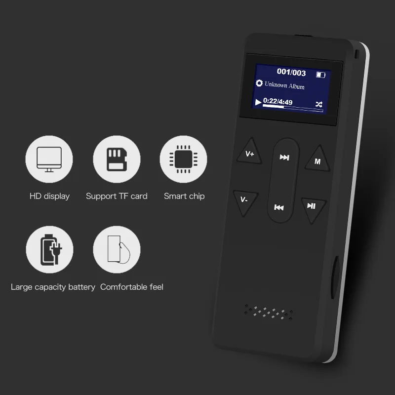 Hi Fi музыкальный плеер LEORY Q32 без потерь с наушниками FLAC APE портативный MP3