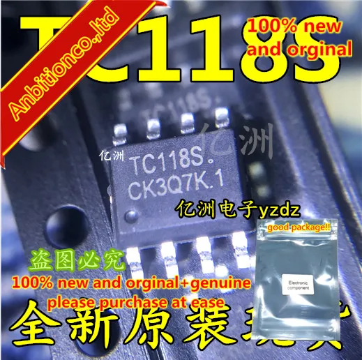 

20pcs 100% new and orginal TC118S SOP-8 in stock