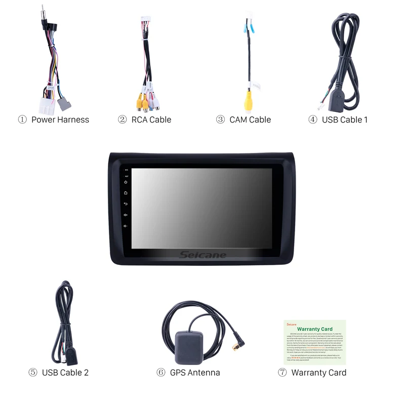 Seicane автомобильный стерео 9 &quotHD Android8.1 Авторадио 8 ядерный для NISSAN NV350 с сенсорным