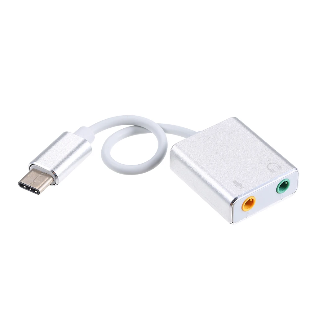 Внешняя звуковая карта USB Тип C Type Hi Fi волшебный голос 7 1 для CH адаптер аудиокарты