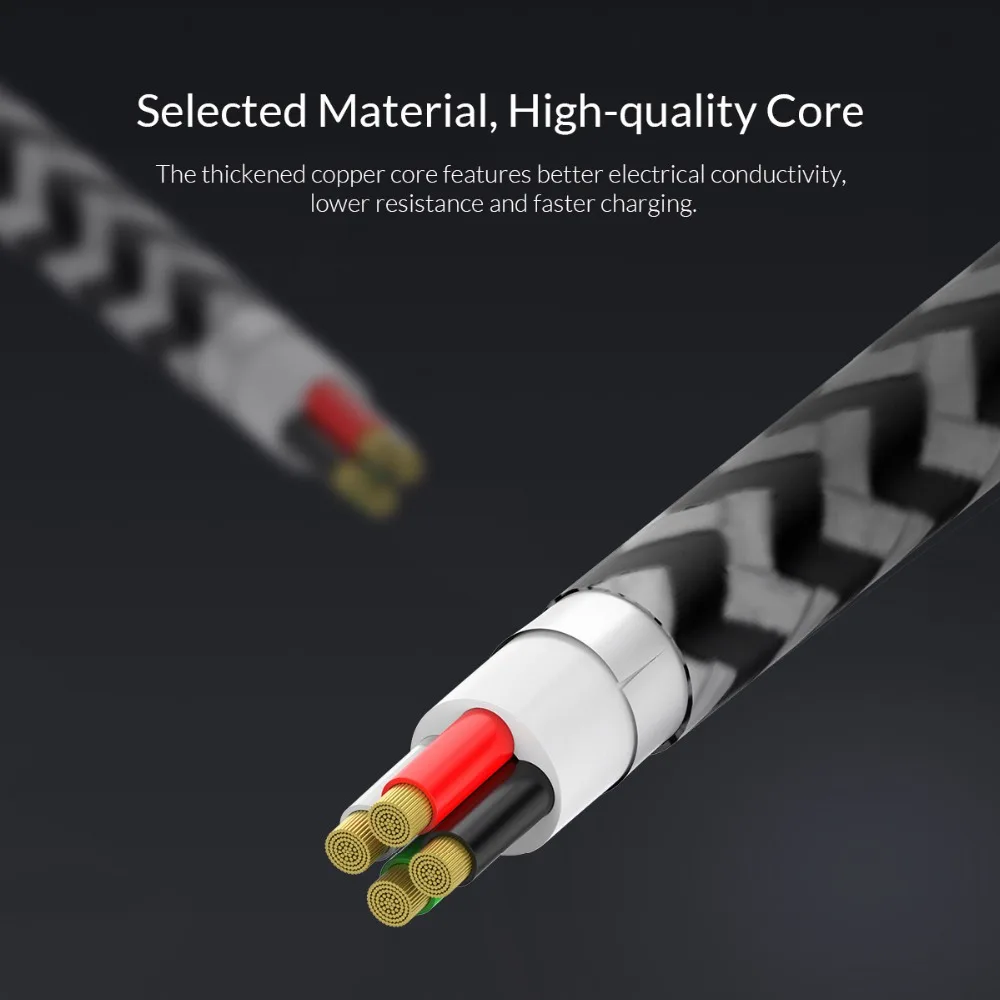 Кабель Micro USB ORICO 2.1A для синхронизации данных и зарядки кабель типа c игровые