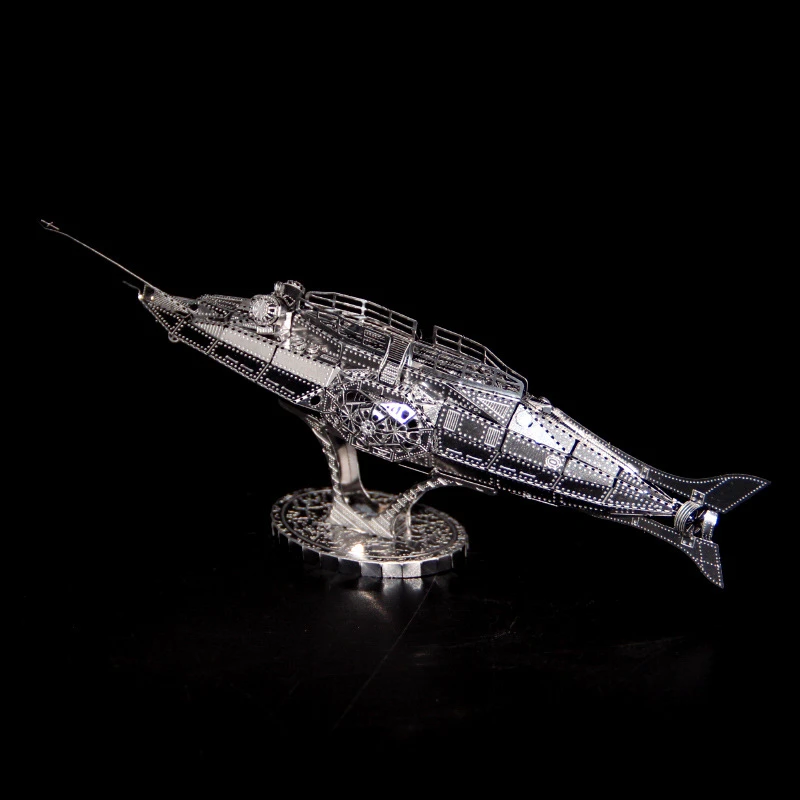 Nautilus 3D металлические Пазлы USS SSN-571 Развивающие фигурки цифры-миниатюры подарки