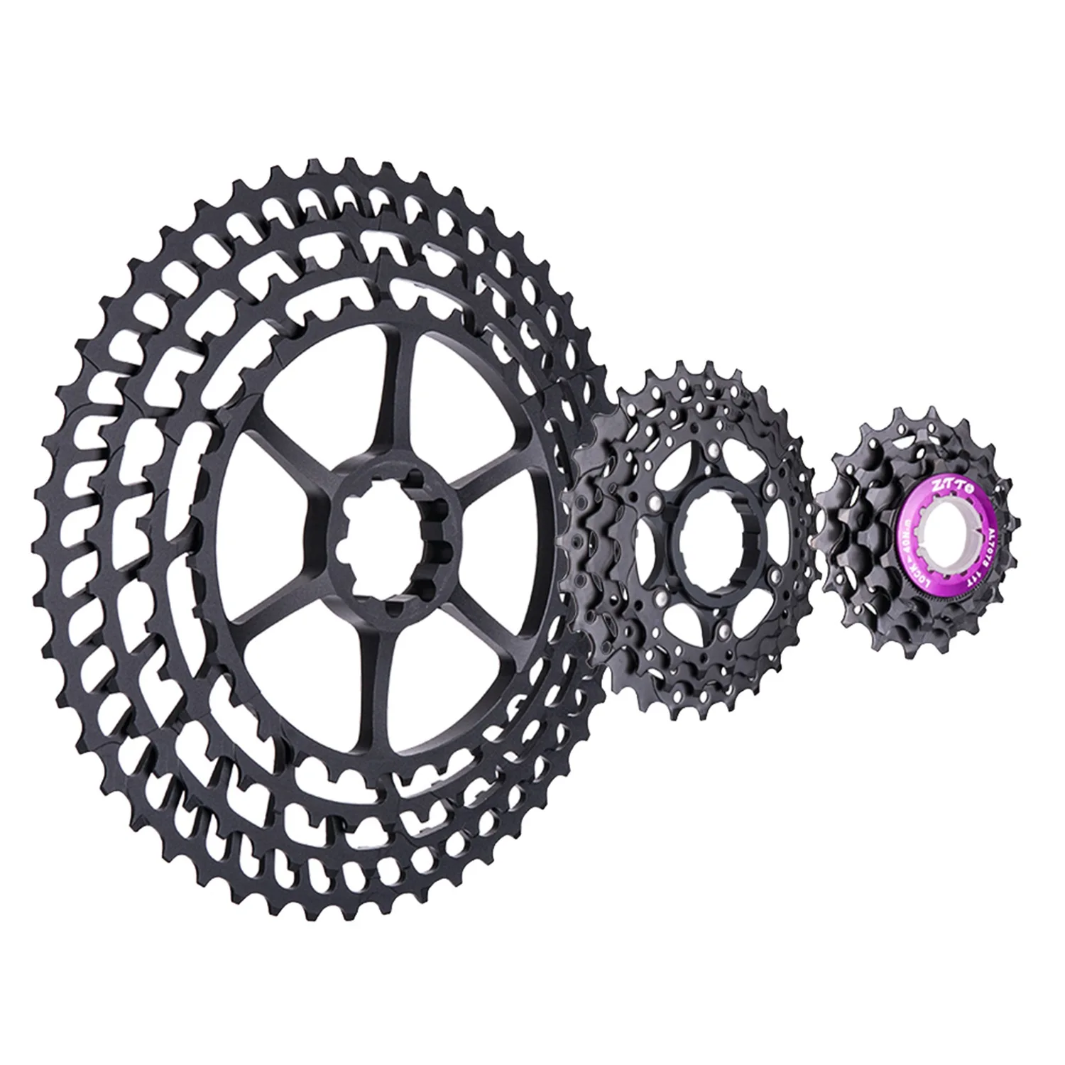 HOT-Ztto 11 Speed Slr Bicycle Cassette 11-50T 11S 11V K7 50 Ultralight 368G Cnc Freewheel Mtb Mountain Bike For Xx1 G | Спорт и