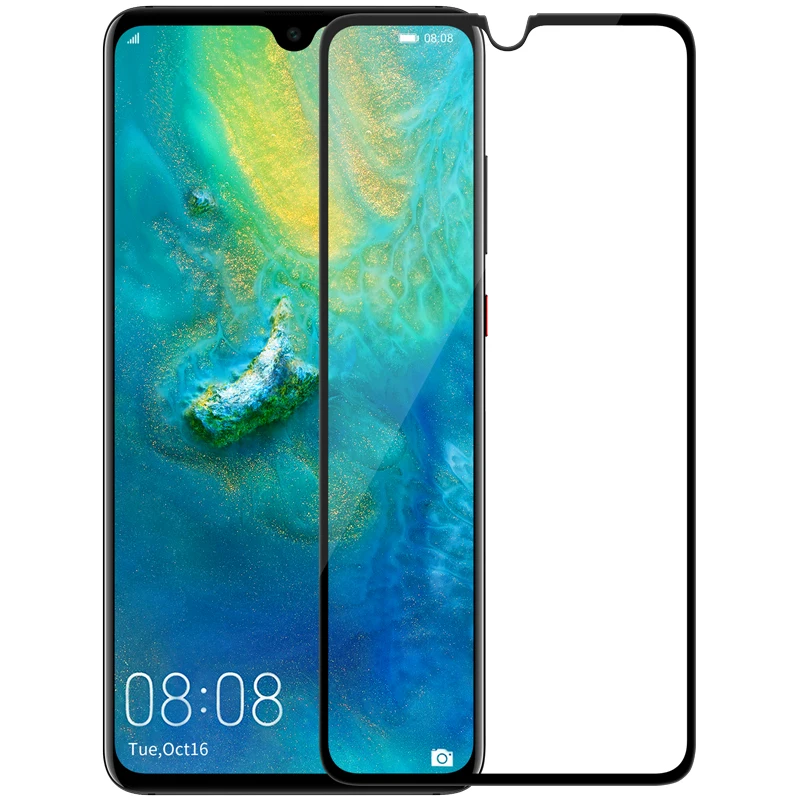 3D изогнутое закаленное стекло с полным покрытием для Huawei Mate 20 Nillkin CP + MAX Защита