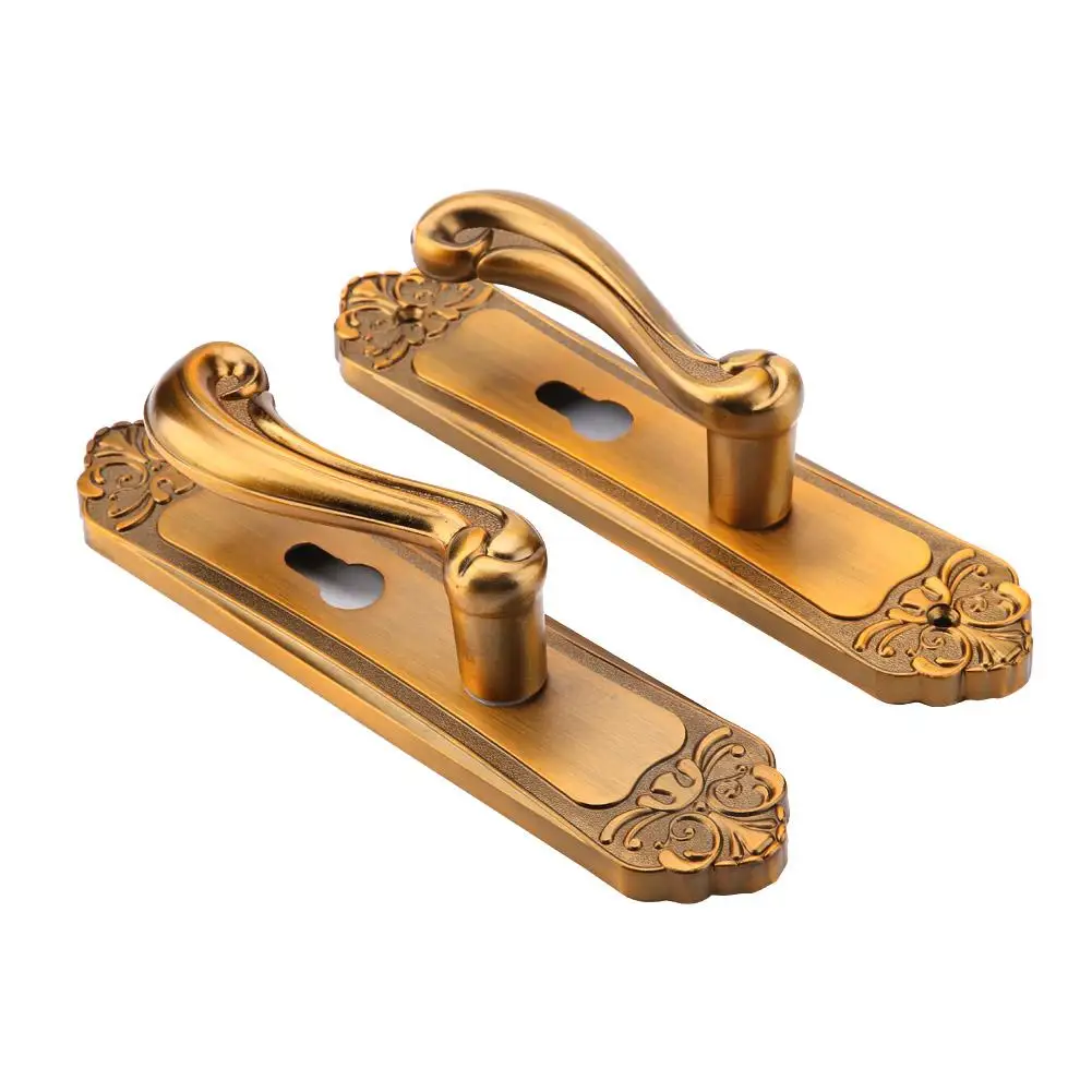 Ручка дверного замка в винтажном Европейском стиле алюминиевый сплав ручка для