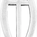 Solid Rock Jewelry 15141 Pendant Ichthus With Cross On 18 In. Chain Ss | Украшения и аксессуары
