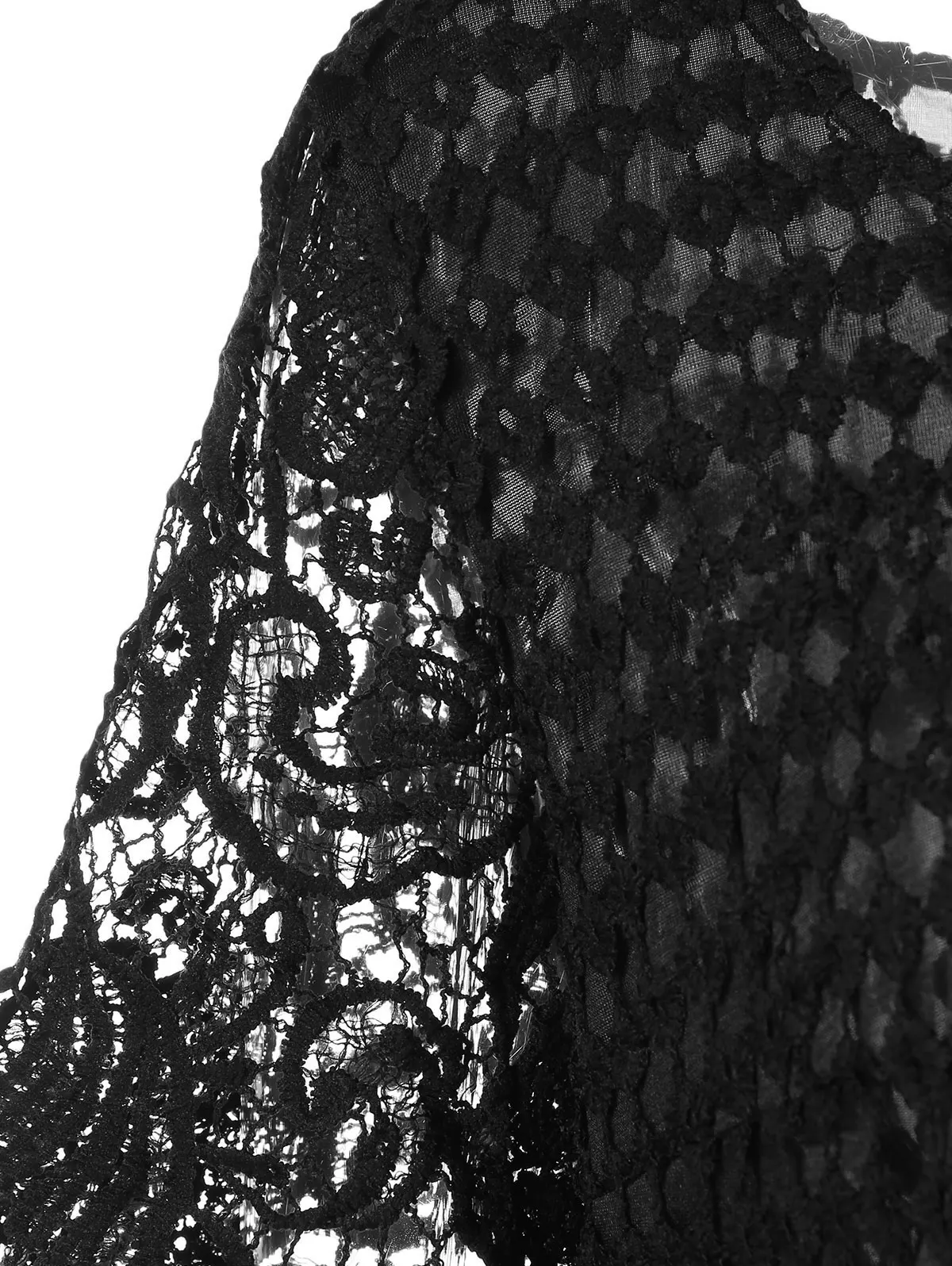 Wipalo Women Plus Size 5XL Crochet Lace Blouse Scoop Neck Short Sleeves Casual Solid Black 2019 Ladies Summer Tops|Блузки| |