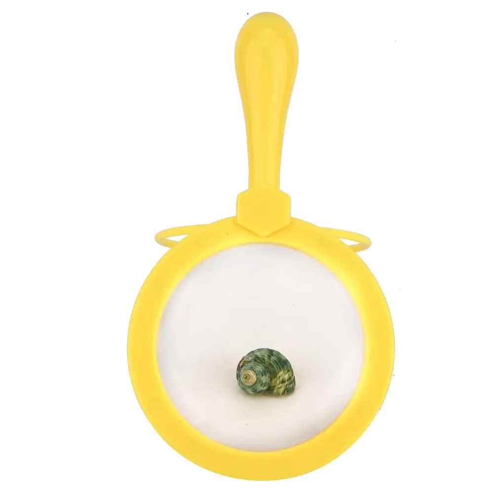 Новая пластиковая ручная лупа для детей 3 кратная Лупа с подставкой детские