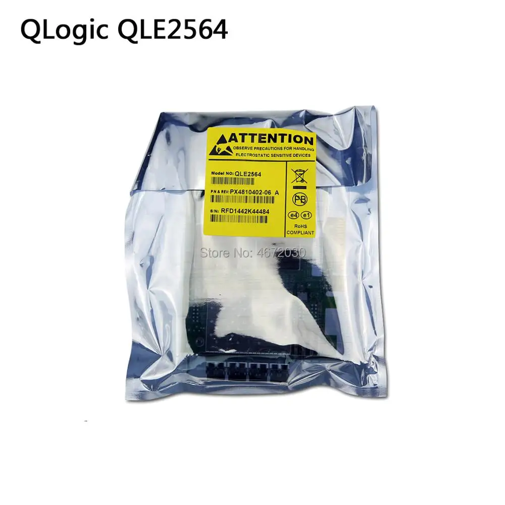 8 ГБ четырехъядерный адаптер Pciexpress 2 0 X8 Fibre Channel Host Bus Adapter QLE2564 | Компьютеры и офис
