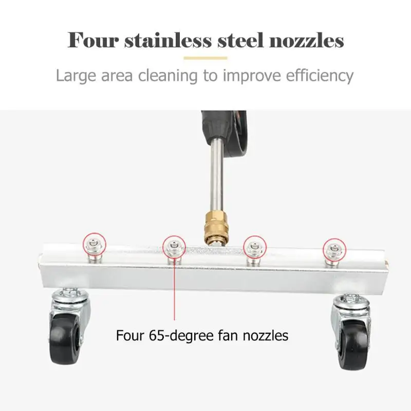 

High Pressure Washer Car Undercarriage Cleaner Under Body Chassis Water Broom Car Wash Maintenance Auto Accessories Car Cleaning