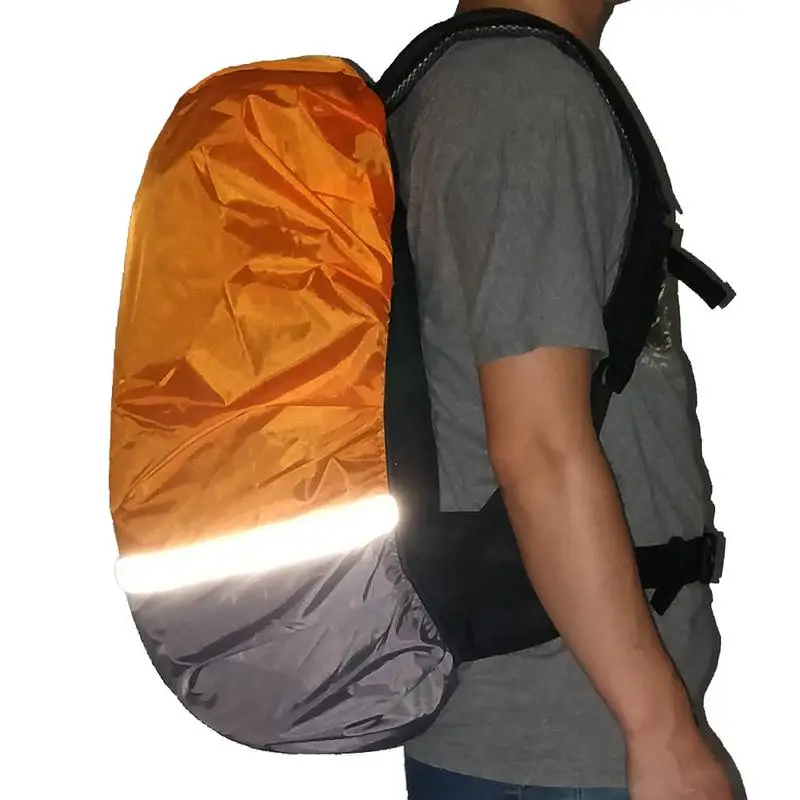 Rainproof Backpack Cover Anti Dust Rain With Reflective Strip for Hiking Camping Traveling Outdoor | Спорт и развлечения