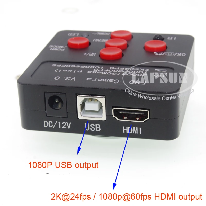 Lapsun 2019 Lastest 30MP 2K 1080P HD промышленный лабораторный микроскоп камера HDMI USB видео выход
