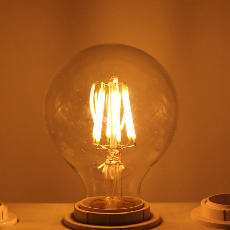 

10PCS Edison Bulb E26 6W Incandescent Retro Lamp 110V G80 Ampoule Vintage Bulb Edison Lamp filament Light bulb