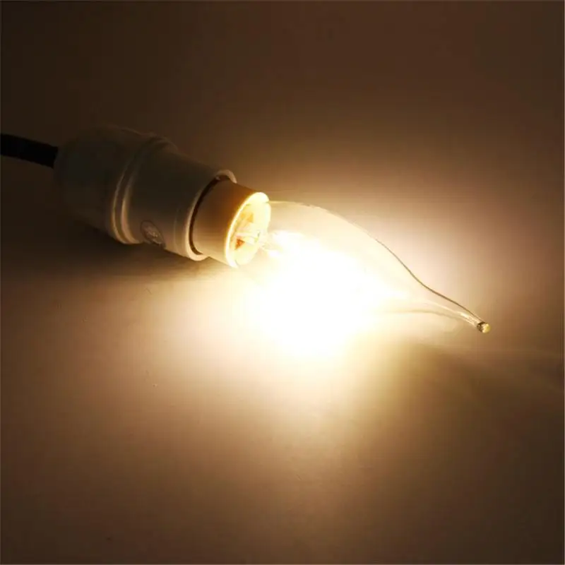 CLAITE E14 2W Warm White 220V LED Light Candle Bulb Low Power Consumption High Luminance For Eyes Safety | Лампы и освещение