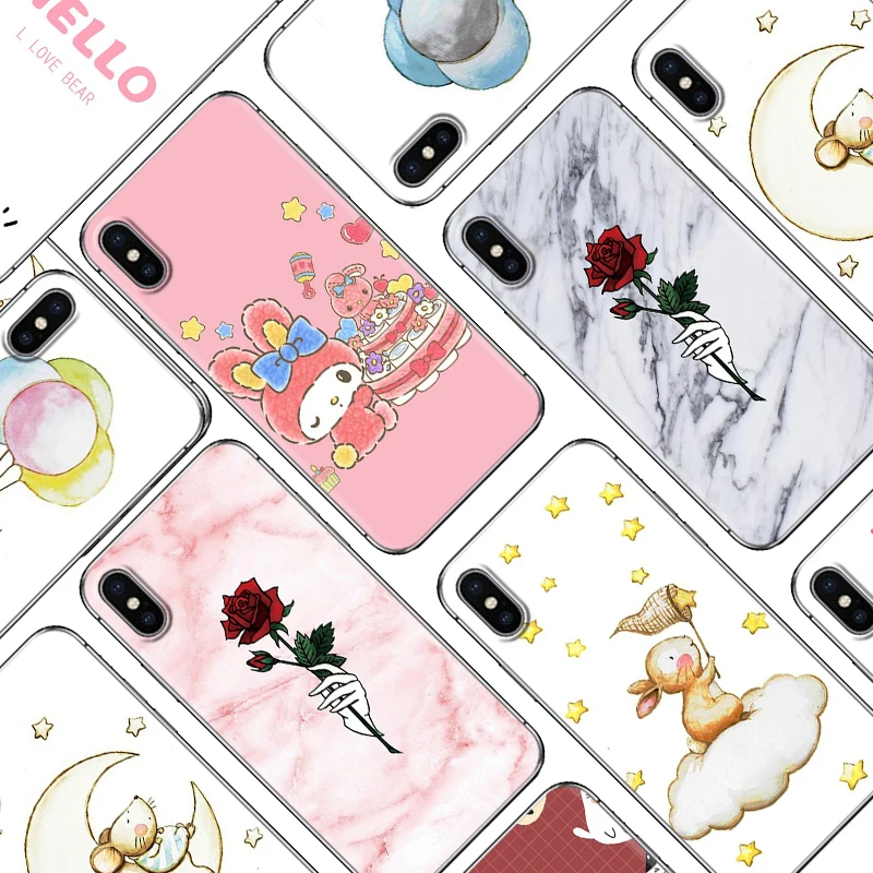 Мягкий чехол для телефона Iphone 6 6P 7 8 7P 8P X XR XS Max мультяшная серия ТПУ силикон крутой