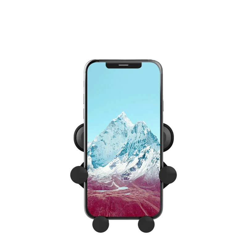 Newest Universal Gravity Bracket Car Phone Holder Air Vent Mount Stand Clip For Smartphone In Iphone X Xs Max Sam |