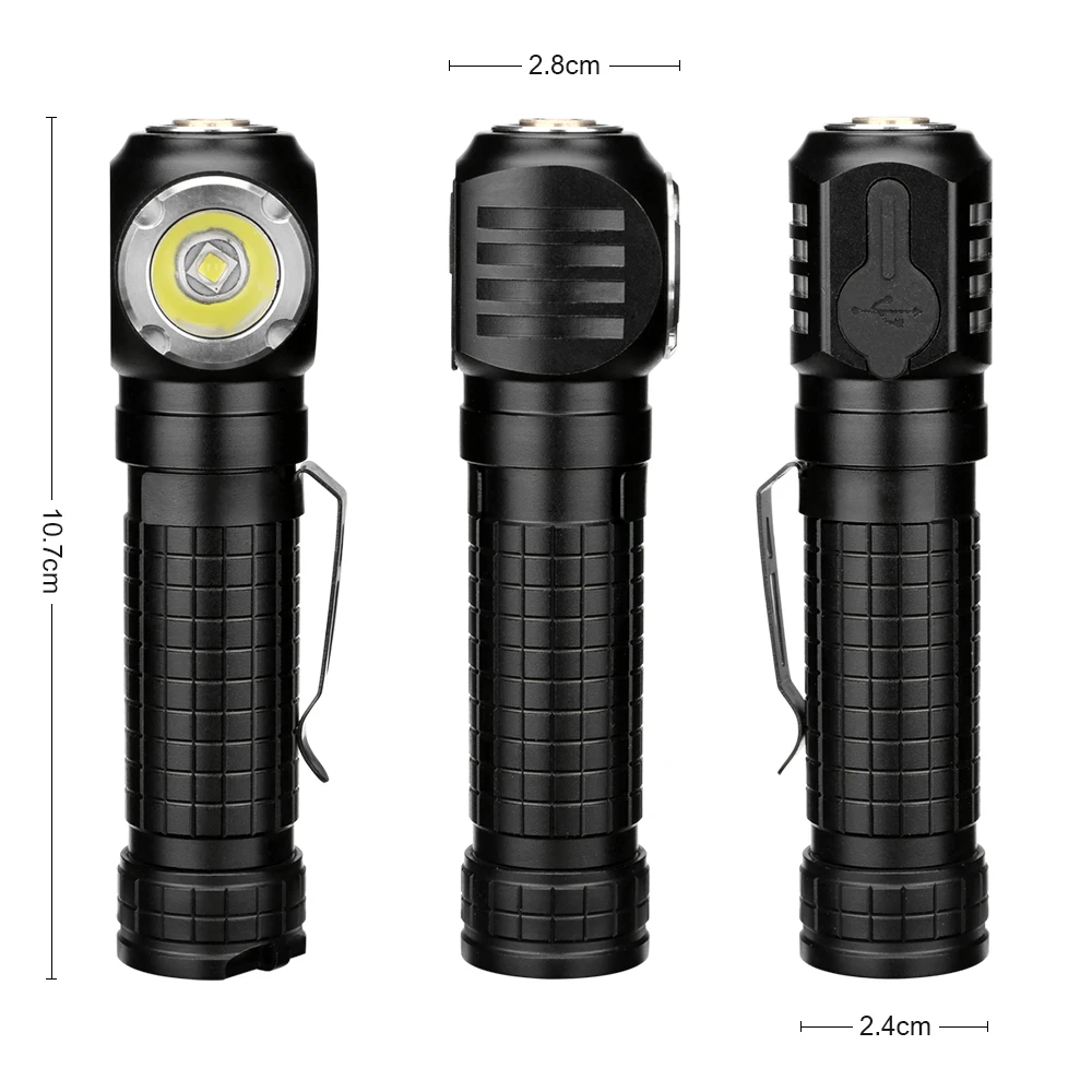 Фонарь налобный светодиодный с магнитным зажимом 5 режимов|Налобные LED-фонари| |
