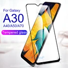 Для Samsung A30 стекло на galaxy A40 закаленное стекло для samsung galaxy a70 a50 a40 a30 защитное стекло на 30 40 50 70 покрытие пленка