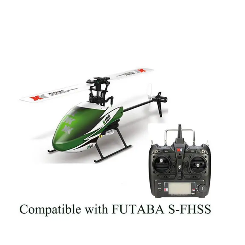XK K100 6CH 3D 6G System Brushless Motor RC Helicopter Remove Control Toys Plane Children Birthday Gift Kids | Игрушки и хобби
