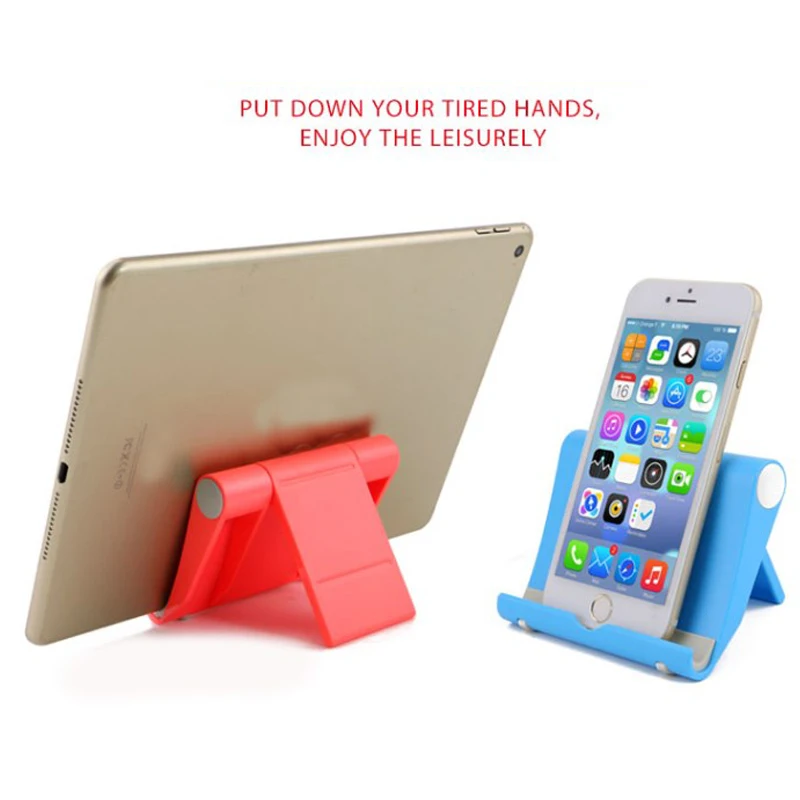 10pcs/lot Universal table stand Phones Accessories colorful tablet lazy holder for iphone Samsung Mobile phone pad Back Cover |