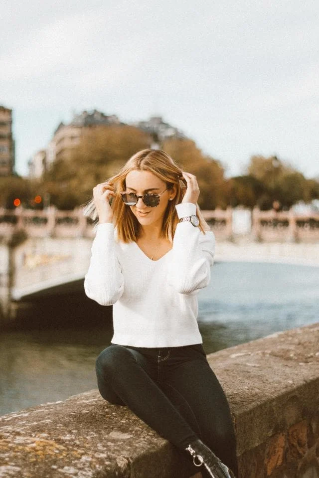 AZULINA Lace Up Back Sweater Sexy Open V Neck Knitted Women Pullovers Long Sleeve Ladies Sweaters Elastic Jumpers | Женская одежда