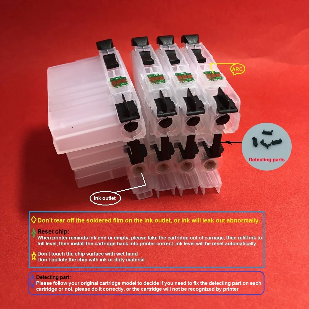 YOTAT Refillable ink cartridge LC139 LC135 for Brother MFC-J6920DW MFC-J6520DW MFC-J6720DW MFC-J4410DW MFC-J4510DW MFC-J4710DW | Компьютеры