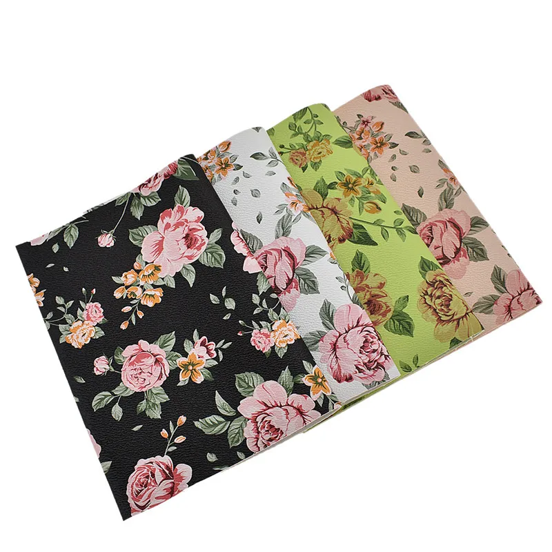29x21 см цветочный принт искусственная кожа Сделай Сам Материал ручная работа