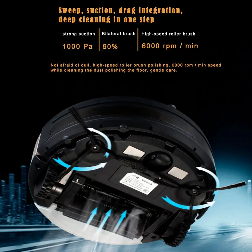 EAS-TOCOOL-650 WirelESS Remote Control Smart machine Vacuum Cleaner Automatic Multi-Functional Sweeping Machine Mopping Machin | Бытовая