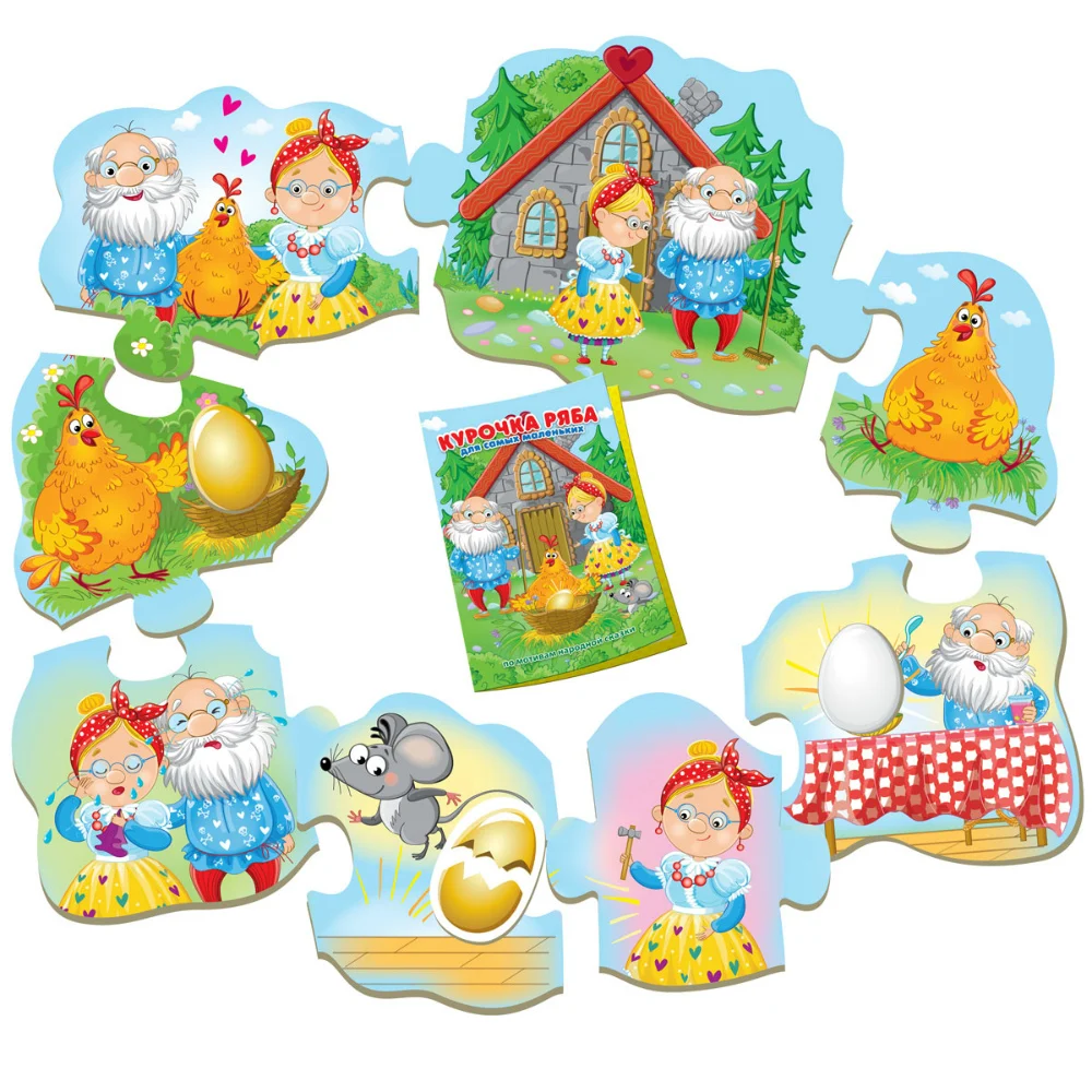 Игра настольная Vladi Toys путешествие по сказке &quotКурочка Ряба&quot|Карточные игры| |