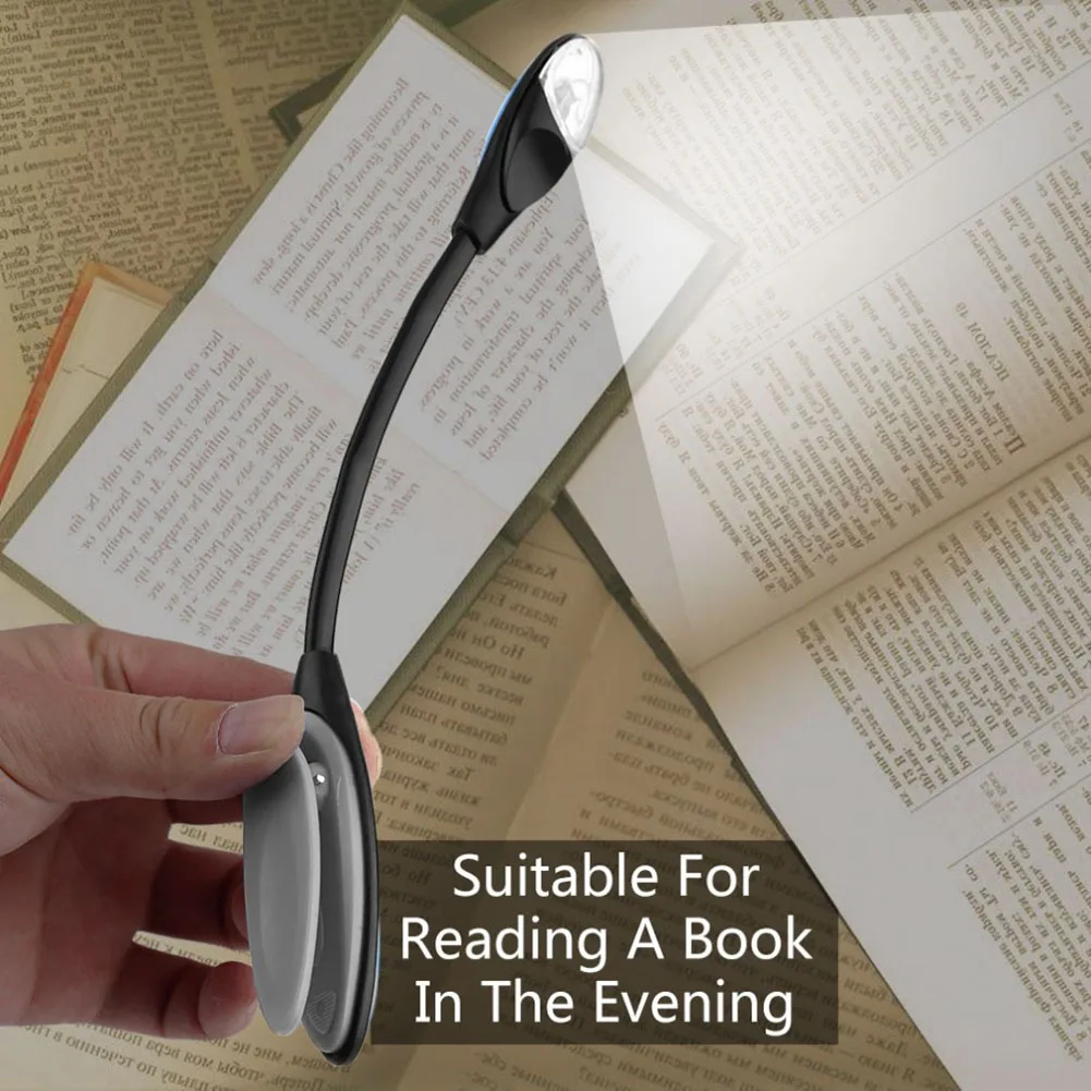 1Pc Mini Flexible Clip-On Bright Light Laptop Desk LED Book Reading Lamp | Лампы и освещение