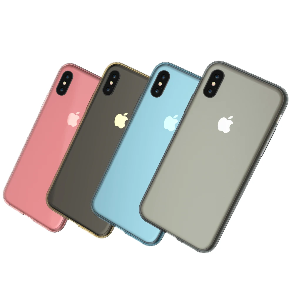 Soft TPU 360 Full Protection Case For iPhone 4S 5 5S SE X Ultra Thin 6 6S 7 8 Plus Clear Silicon Shell IX Cover |