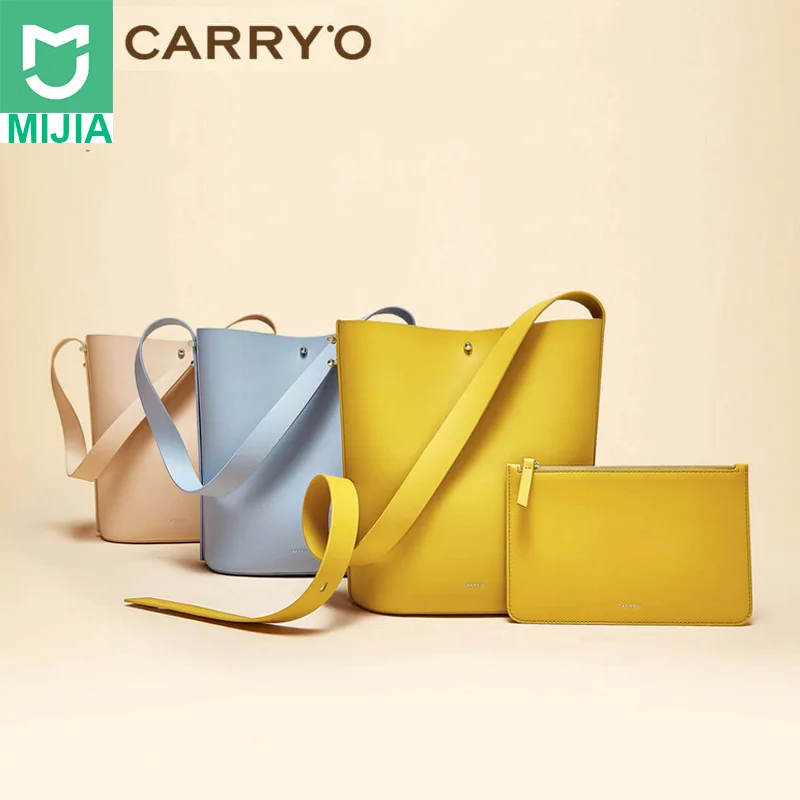 Xiaomi Mijia Carry'O Роскошная оригинальная кожаная сумка мягкая через плечо для женщин