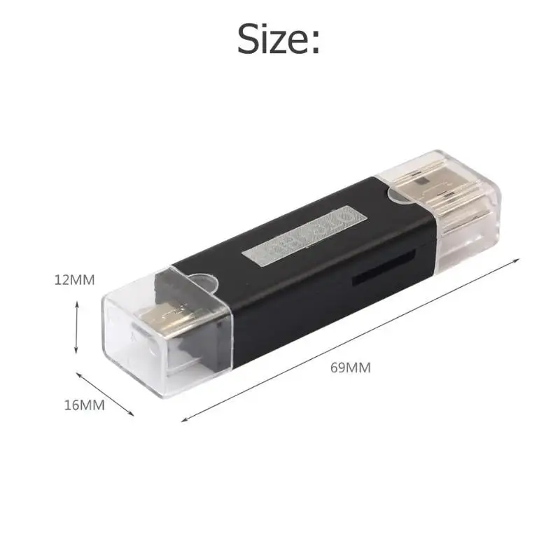 Micro USB TF/SD кардридер OTG адаптер USB2.0 концентратор коннектор карта