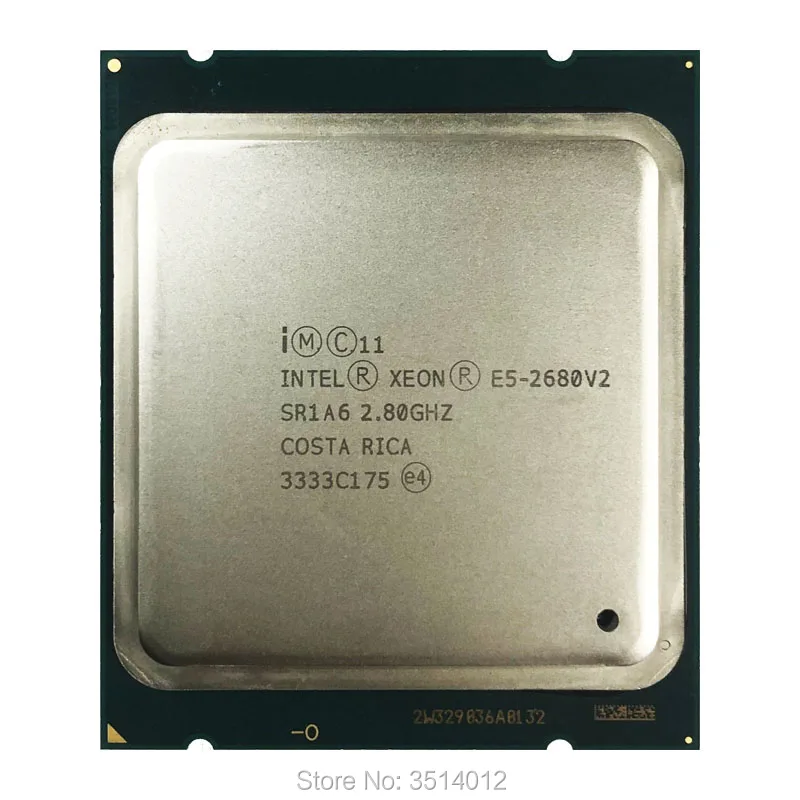 Процессор Intel Xeon E5 2680v2 2680 v2 2 8 ГГц десятиядерный двадцать потоков процессор 25 Мб 115