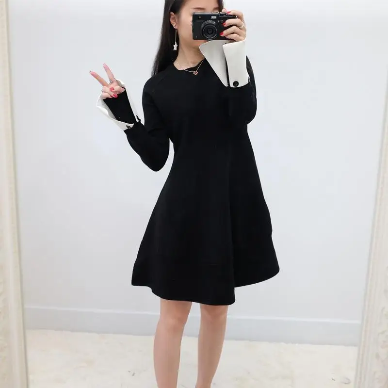 Линия цветочные элегантный Повседневное Бохо лето Vestido Verano 2018 Sukienka роковой осень