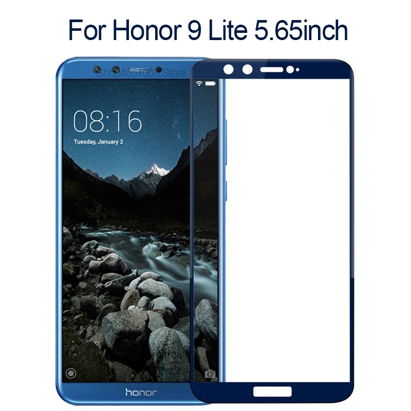 Для Huawei Honor 9 lite light защитное стекло на honer life полное покрытие защита экрана
