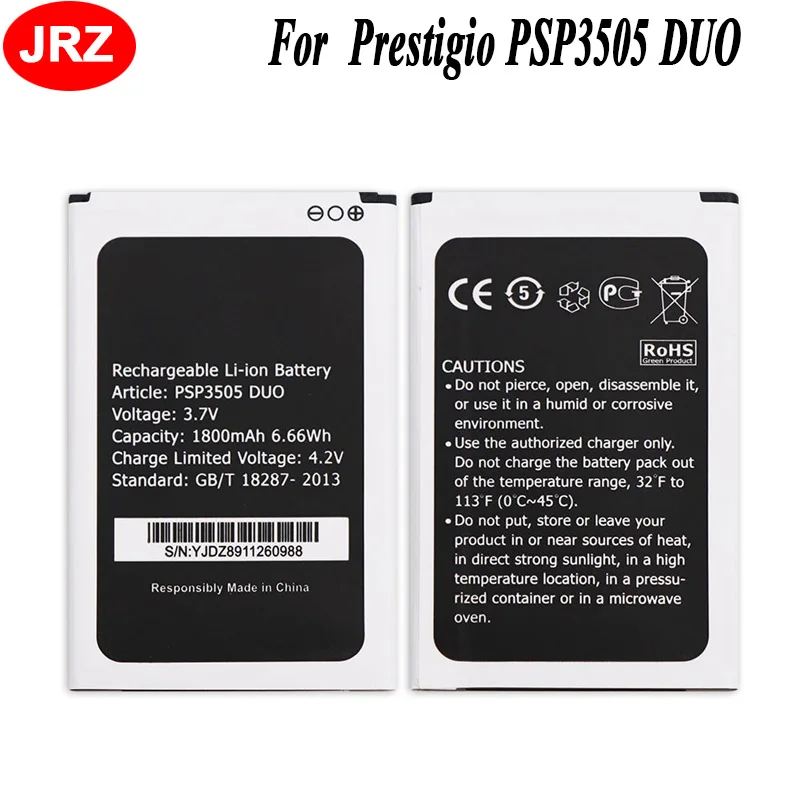 

For Prestigio Wize D3 PSP3505 DUO PSP 3505 Phone Battery 1800mAh Hight Quality 3.7V Top Quality Replacement Batteries