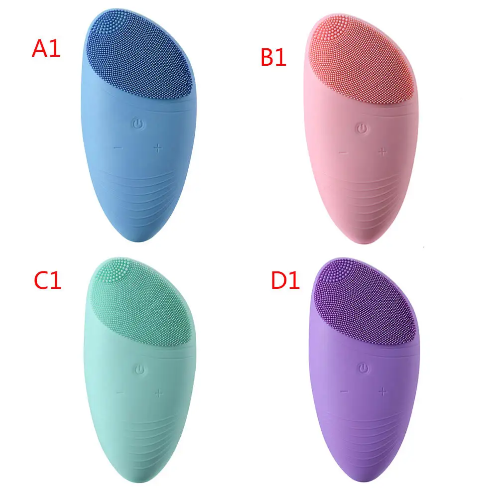 Электрическая силиконовая щетка для очищения лица USB мини очиститель