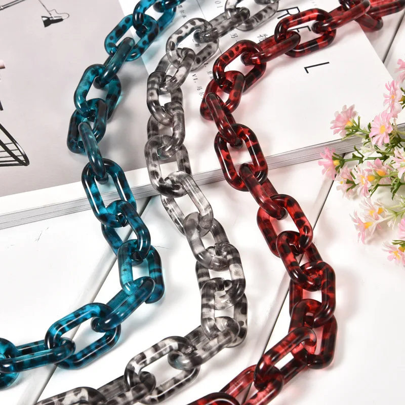 Plastic Acrylic Resin Purse Bag Chains Obag Handle Hanger Chain Strape DIY Handbag Accessories Dropshipping|Детали и аксессуары