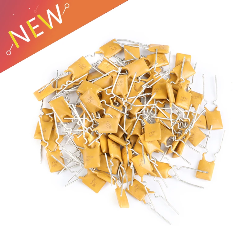 

10PCS 30V 0.9A 900MA PPTC Resettable Fuse RUEF090 UF090 Pitch 5mm