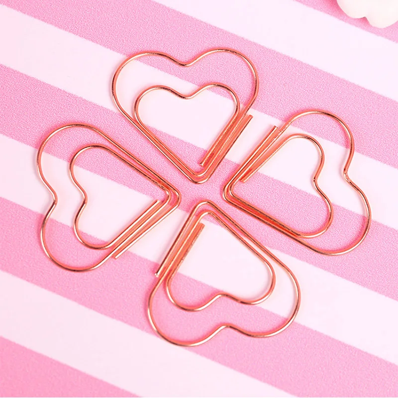 5 шт./лот милый Kawaii скрепки мини металлические зажимы для бумаги буква со стразами