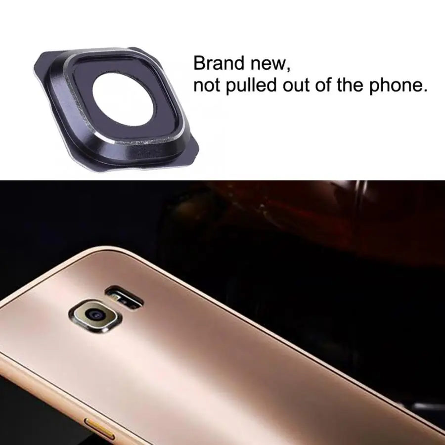 2 шт. стеклянный объектив для мобильного телефона + рамка Samsung Galaxy S6 G920