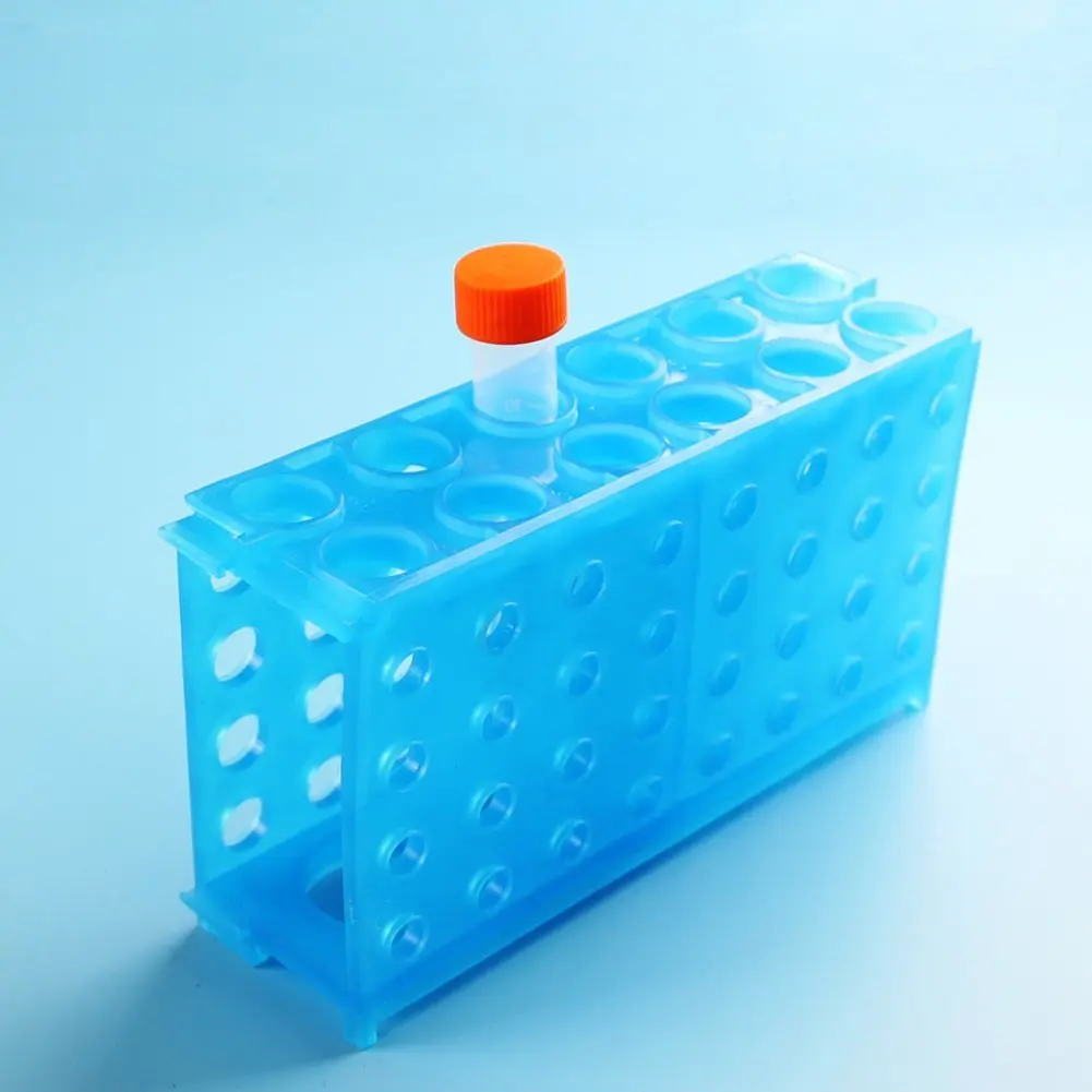 4- Sides plastic  Micro Tube Rack for 0.5ml, 1.5ml, 10ml,15ml, 50ml centrifuge tubes laboratory test tube