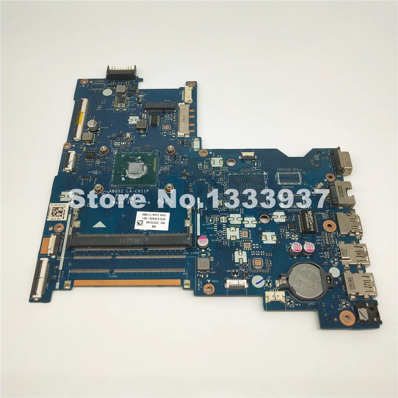

Mainboard 816433-501 ABQ52 LA-C811P For hp 15-ac 250 G4 250-G4 Laptop motherboard 816433-601 816433-001 SR29H N3050