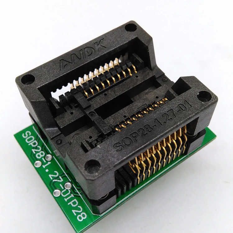 SOP20 SOIC20 SO20 к DIP20 программирующий сокет питч 1 27 мм IC тела Ширина 7 5 300mil Тесты гнездо