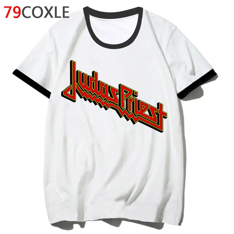 Мужская футболка в стиле Харадзюку judas priest хип-хоп модель F2546 2019 | одежда