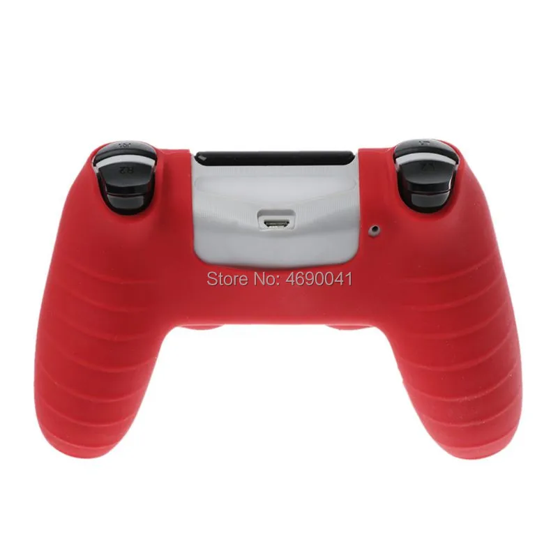 Мягкий силиконовый резиновый чехол 1 шт. защитный для геймпада Play Station Dualshock 4 PS4 DS4