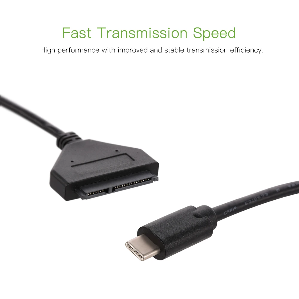 Адаптер Type C в SATA кабель для жестких дисков 2 5 дюйма конвертер SSD 22 Pin быстрая