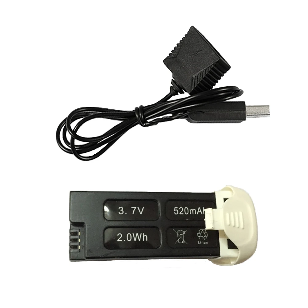 Hubsan батарея 3 7 V 520mAh литий полимерный аккумулятор 5 шт для X4 Камера H107C плюс + 6 axis Gyro